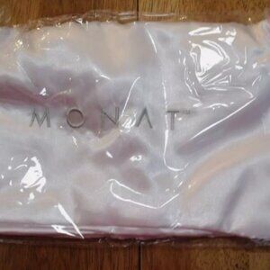 Monat Luxury Satin Pillowcase Set Of Two Pillow Cases White - Brand New In Box